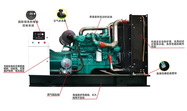 天然气发电机组厂家康姆勒：发电机组增压器的功能是什么？