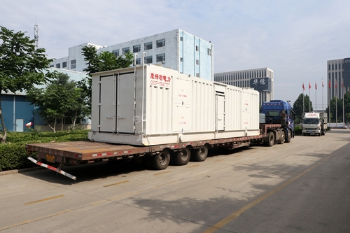 康姆勒电力10米集装箱柴油发电机组发往山东省